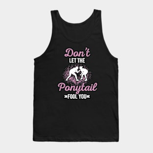 funny wrestling girl Tank Top